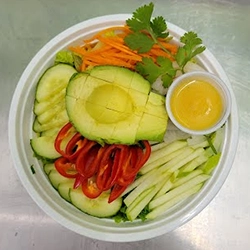 Avocado Carrot Cucumber Salad